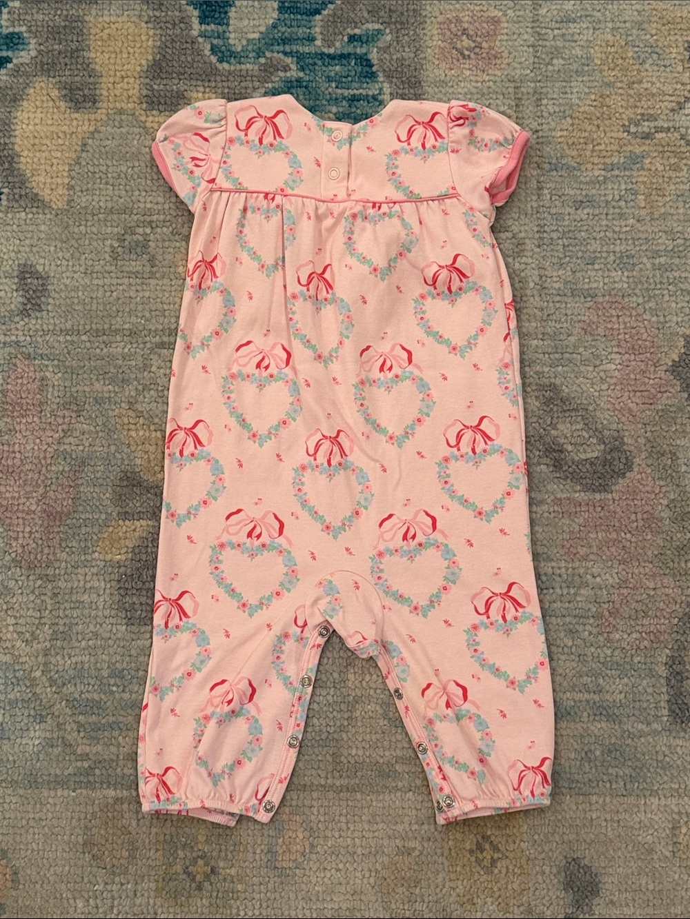 TBBC Penny's Playsuit - Fancy Like Floral 12/18m EUC - Picture 2 of 2